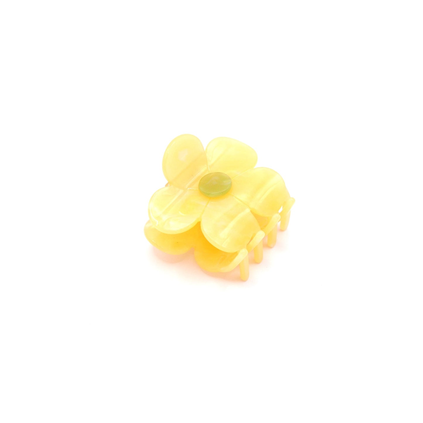 pince à cheveux fleur bleue Viciris
pince fleurine verte pour cheveux fins
pince à cheveux petite fleur jaune Viciris
pince rose à 5 pétales en acrylique